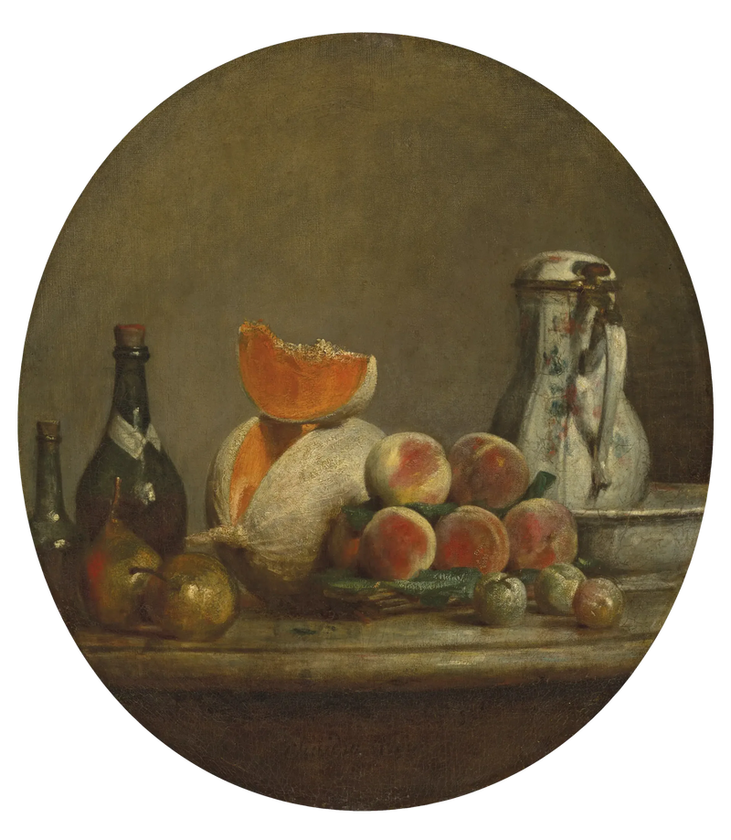 Det åpne Melon - Jean Siméon Chardin