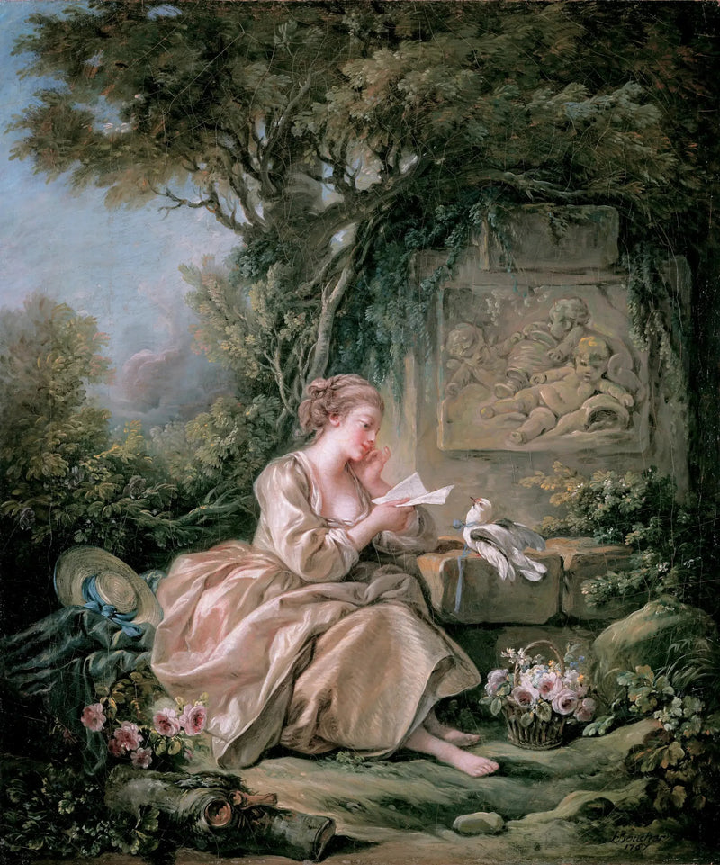 Den diskrete budbringeren - François Boucher