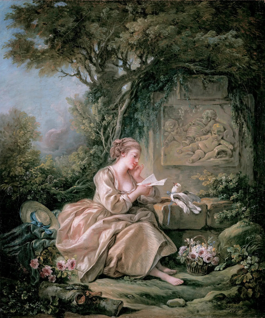 Den diskrete budbringeren - François Boucher