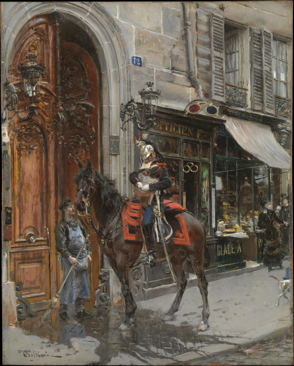 Le messager - Giovanni Boldini image 1 copie de tableau peinte à la main