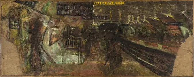 Le Métro, stasjonen Villiers - Édouard Vuillard