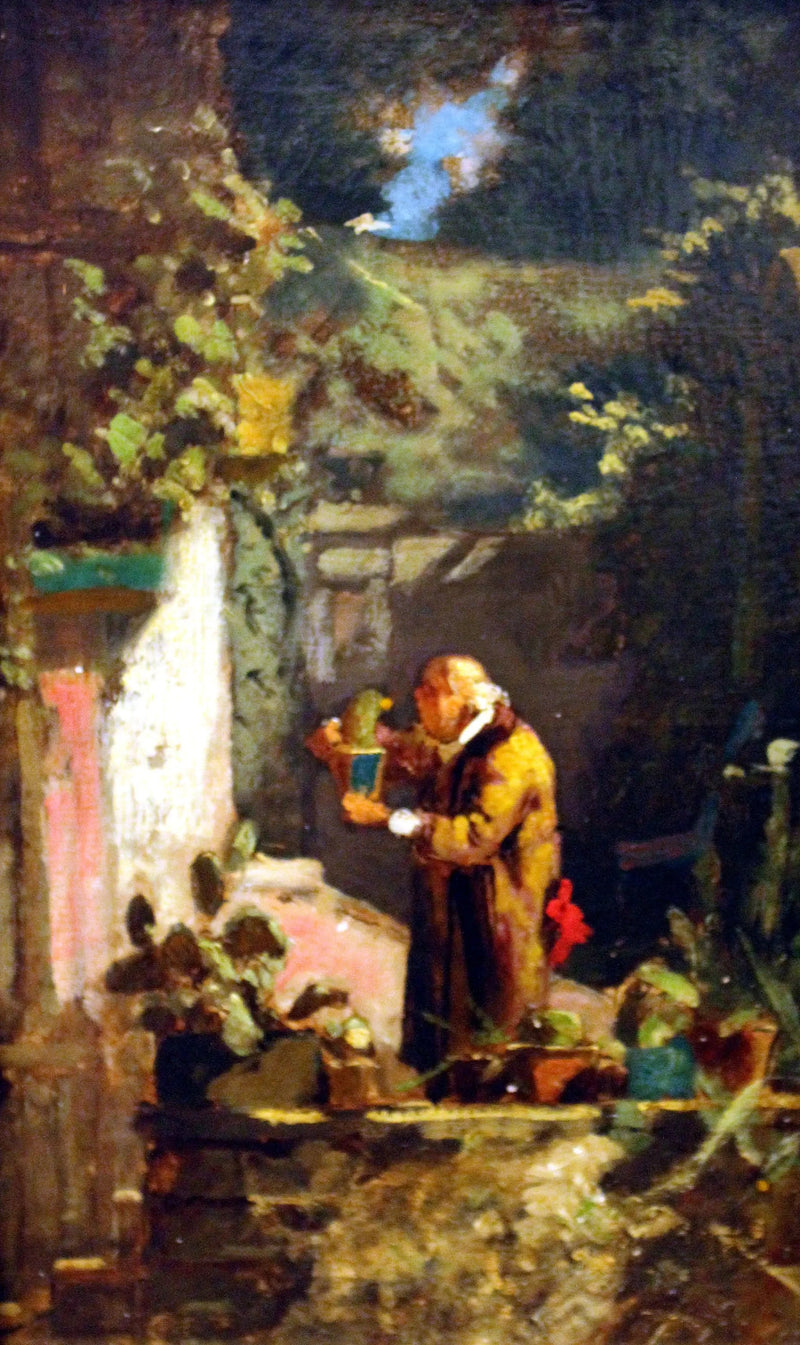 Ministeren som pleier kaktusene - Carl Spitzweg