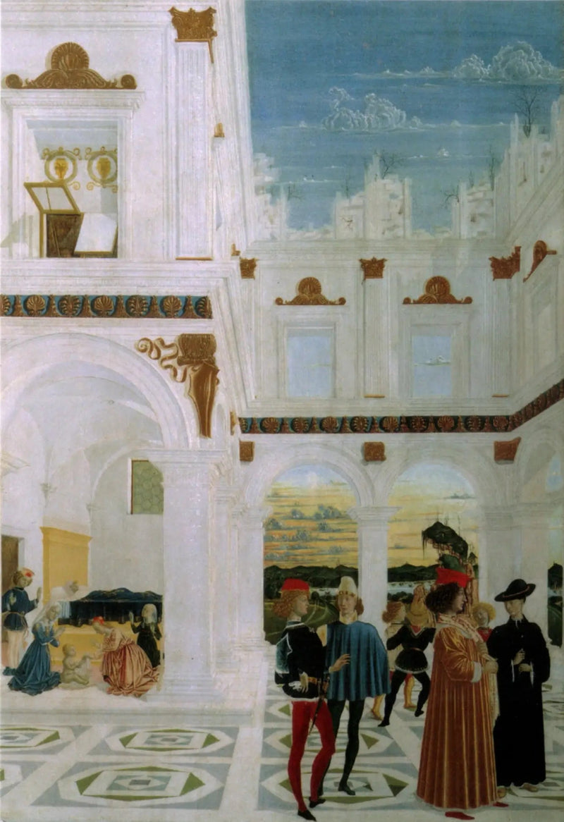 Miraklet av det dødfødte barnet - Pietro Perugino