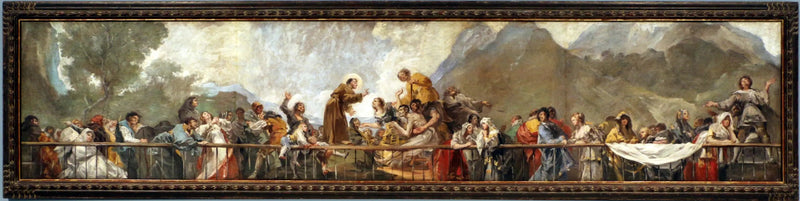 Miraklet til hellige Anton - Francisco de Goya