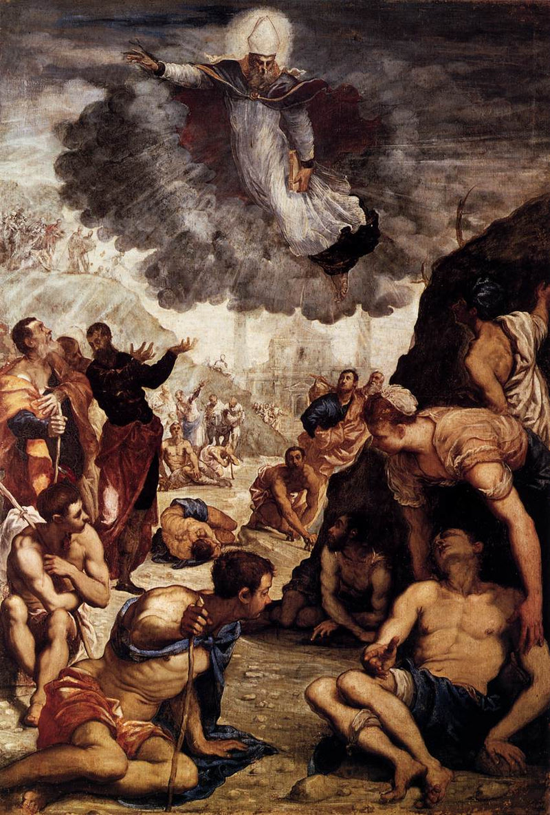 Mirakelet til Saint Augustin - Jacopo Tintoretto