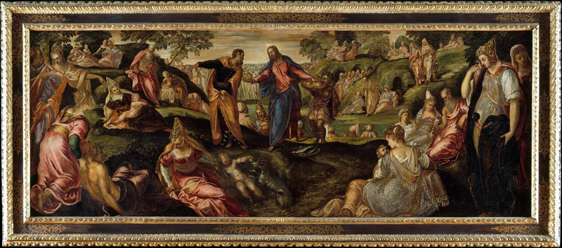 Mirakelet med brød og fisk - Jacopo Tintoretto