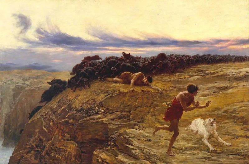 Gaderene-svinets mirakel - Briton Rivière

Source:
Le miracle du porc de Gaderene - Briton Rivière
