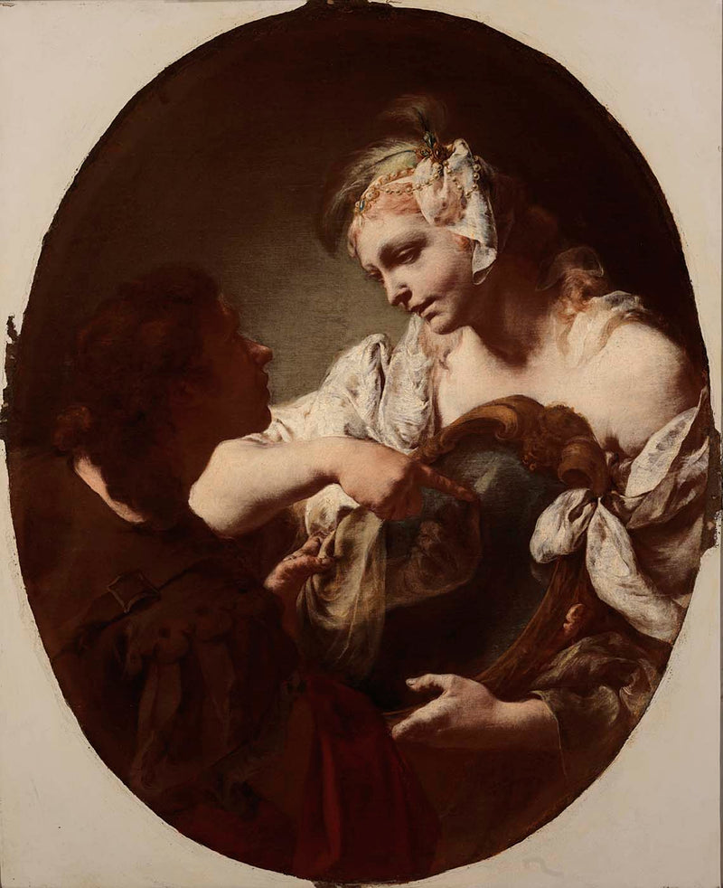 Det Magiske Speilet - Giovanni Battista Piazzetta