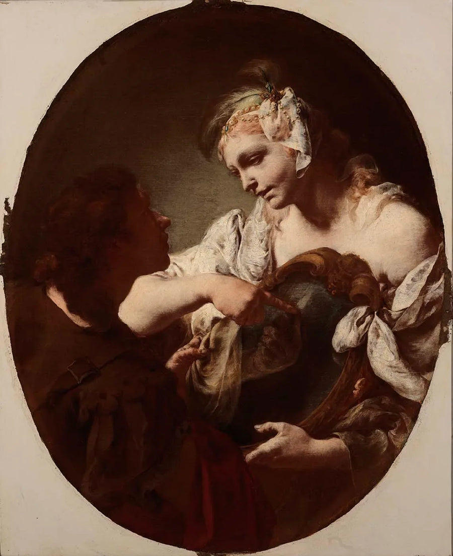 Det Magiske Speilet - Giovanni Battista Piazzetta