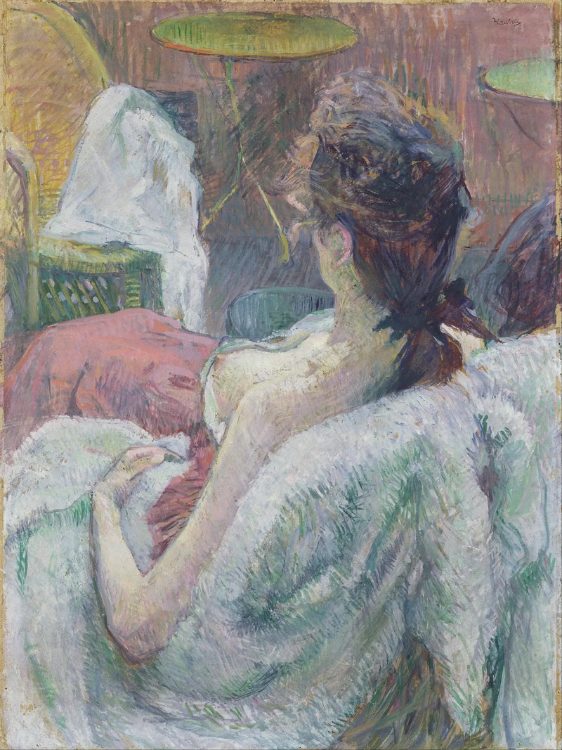 Modellen i hvile - Henri de Toulouse-Lautrec