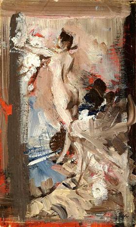 Kunstnerens modell, Montecatini - Giovanni Boldini