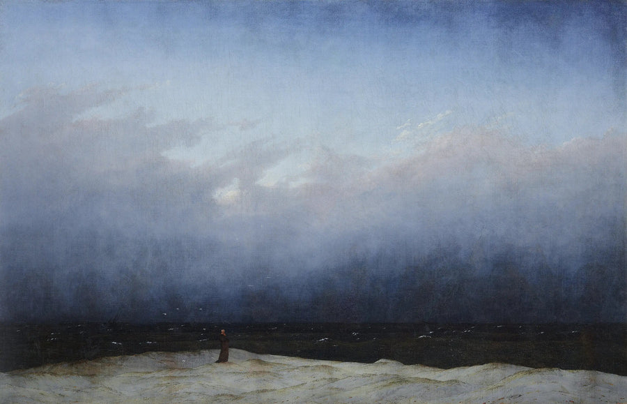 Munk ved havet - Caspar David Friedrich