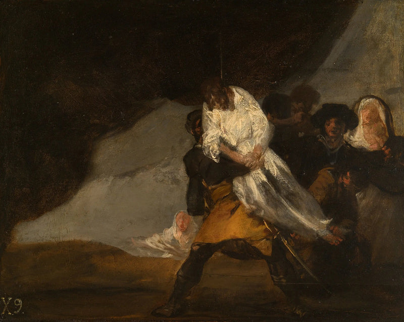 Den hengte munken - Francisco de Goya