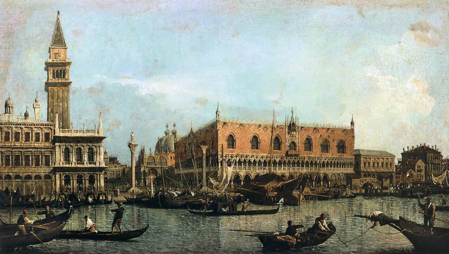 Le Môle vu du bassin de San Marco - Canaletto - Alpha Reproduction