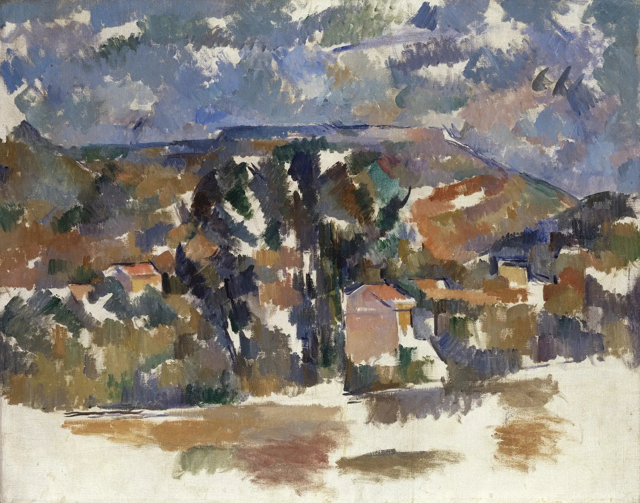 Le Mont de Cengle - Paul Cézanne image 1 copie de tableau peinte à la main