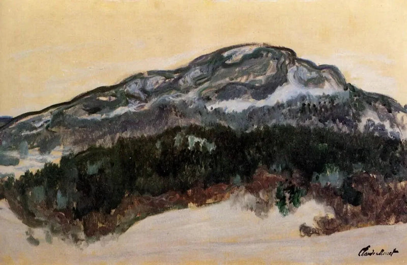 Fjellet Kolsaas i Norge - Claude Monet
