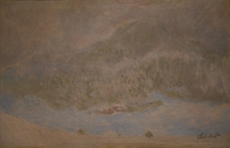 Fjellet Kolsaas, Norge (Snøstorm) - Claude Monet