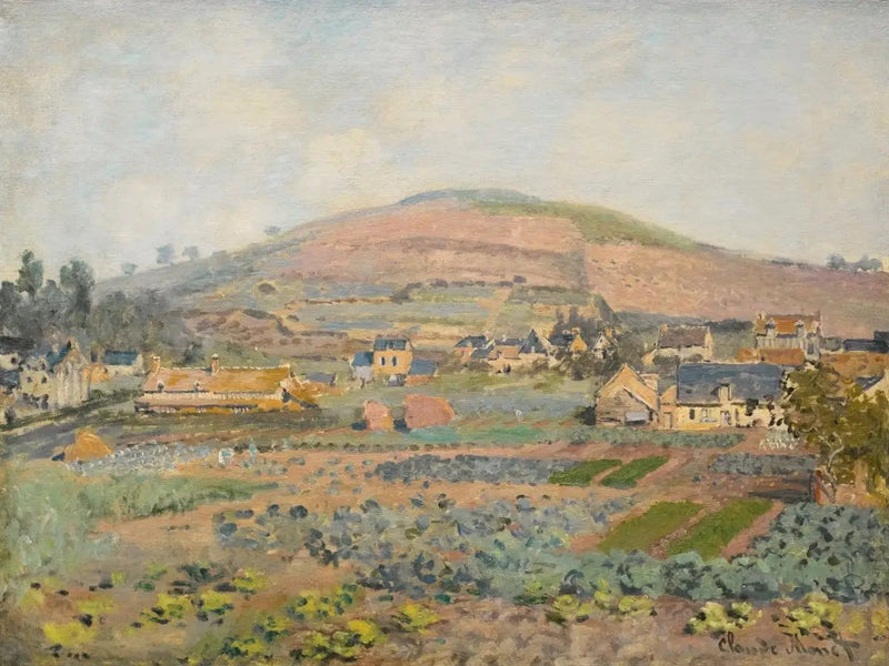 Mont Riboudet i Rouen om våren - Claude Monet