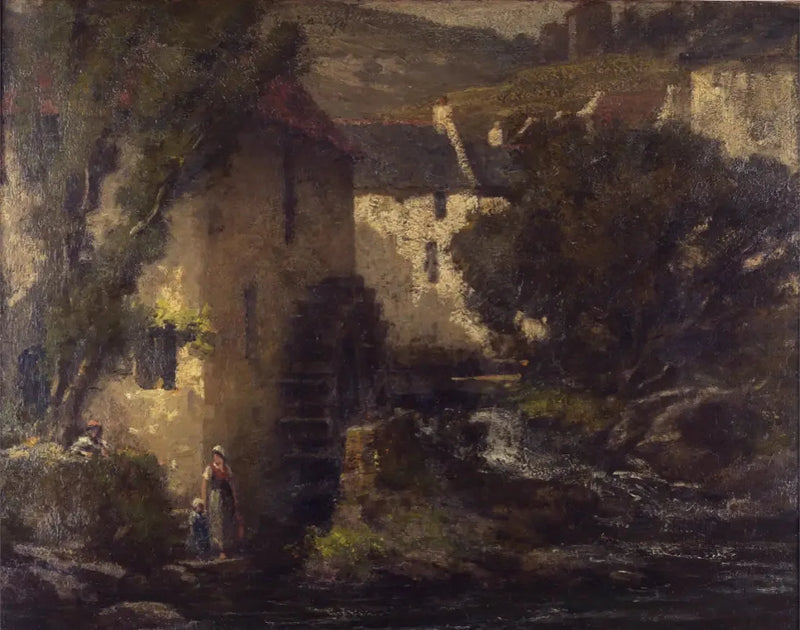 Vannmølle - Gustave Courbet