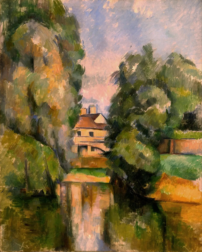 Den brente møllen i Maisons-Alfort - Paul Cézanne