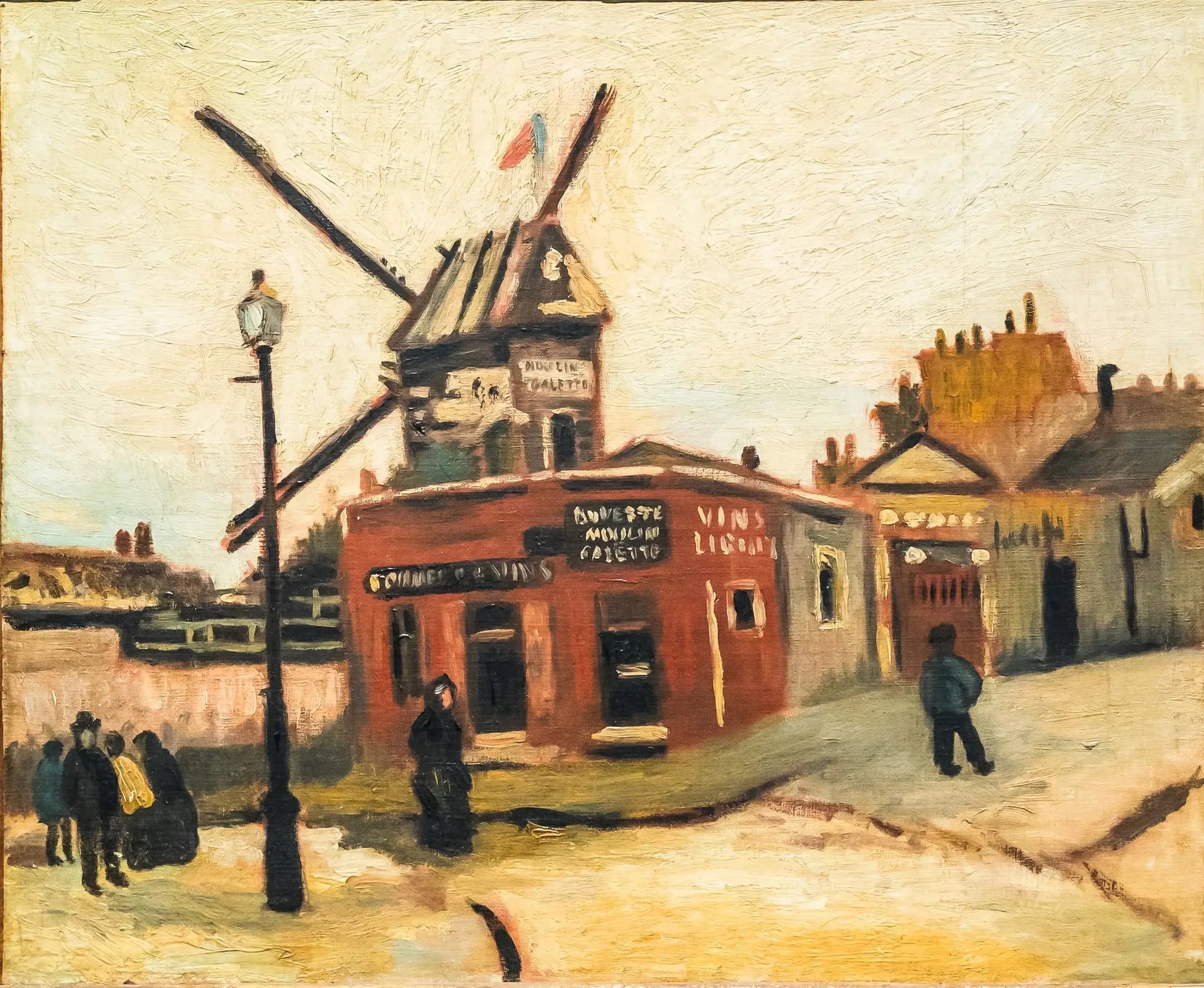 Le Moulin de la Galette - Vincent van Gogh image 1 reproduction artisanale de tableau