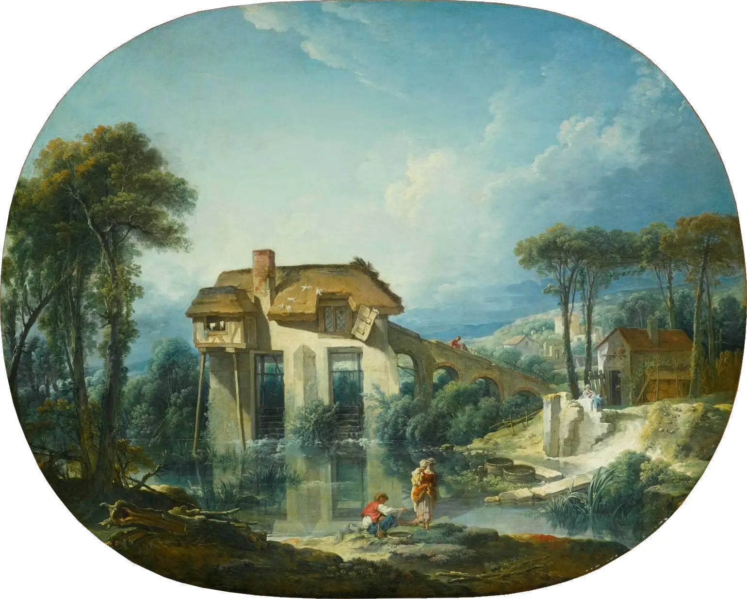 Le Moulin de Quiquengrogne à Charenton - François Boucher - Alpha Reproduction