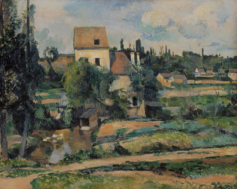 Møllen på Couleuvre i Pontoise - Paul Cézanne