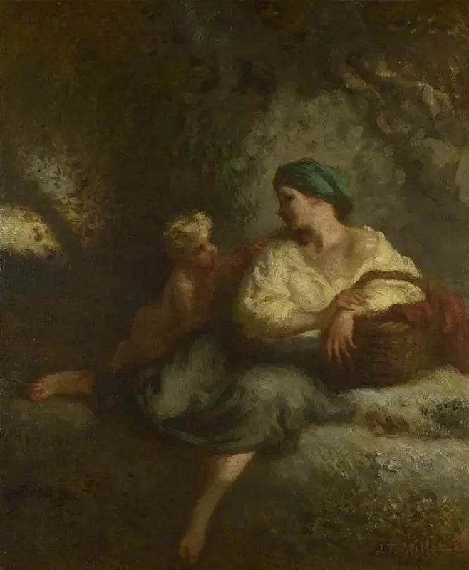 Hviskingen - Jean-François Millet