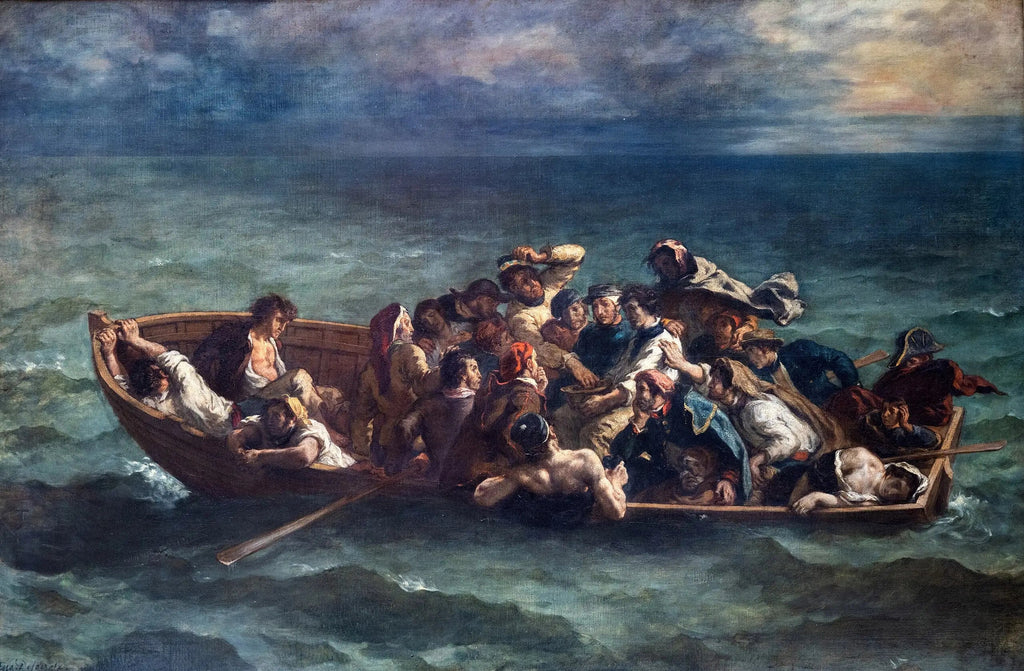 Le Naufrage de don Juan - Eugène Delacroix image 1 reproduction artisanale de tableau