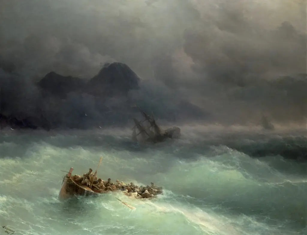 Le naufrage - Ivan Aïvazovski image 1 tableau peint à l’huile sur toile