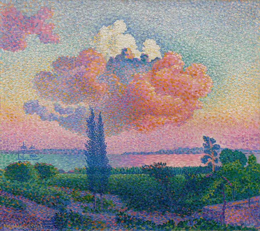 Den rosa sky - Henri-Edmond Cross