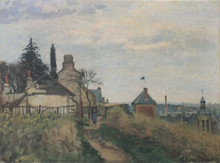 Justispalasset, Pontoise - Camille Pissarro