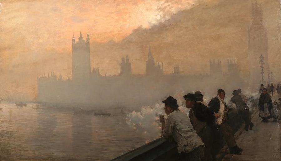 Westminster-palasset, London - Giuseppe De Nittis