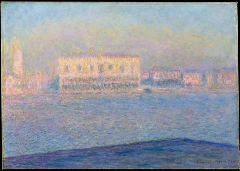 Dogepalasset sett fra San Giorgio Maggiore - Claude Monet