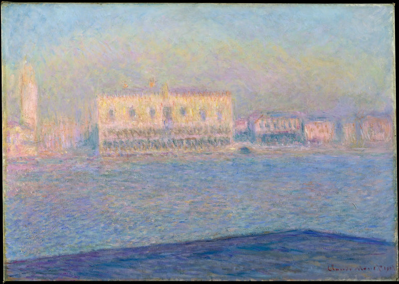 Dogepalasset sett fra San Giorgio Maggiore - Claude Monet