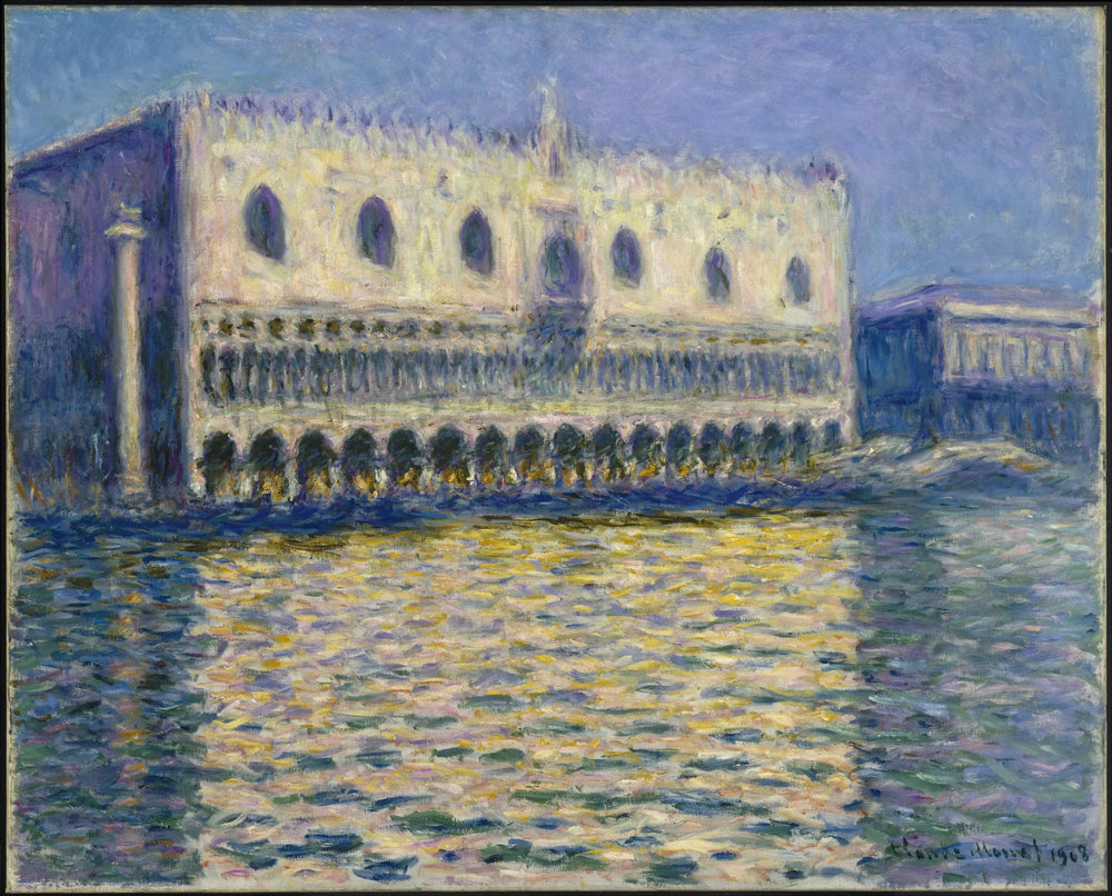 Le Palais ducal - Claude Monet image 1 copie de tableau peinte à la main