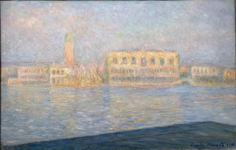 Ducalpalasset sett fra San Giorgio Maggiore - Claude Monet