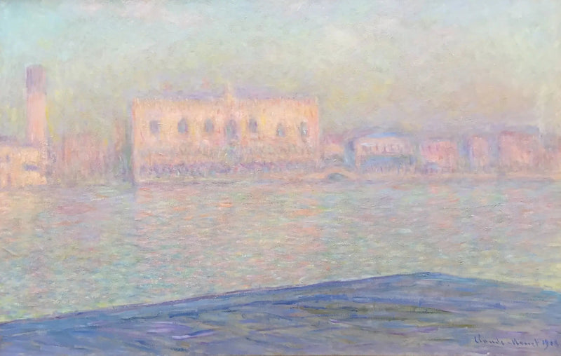 Ducalpalasset sett fra San Giorgio Maggiore - Claude Monet