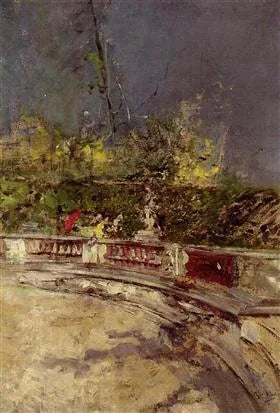 Den røde paraplyen - Giovanni Boldini