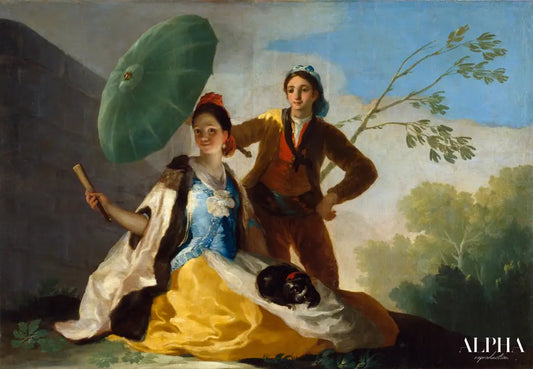 Le parasol - Francisco de Goya - Reproductions de tableaux et peintures haut de gamme