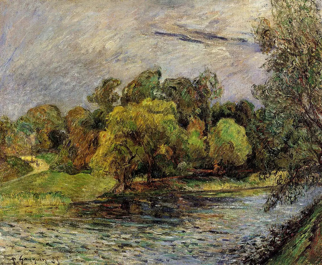 Reproduction du tableau « Le Parc d'Østervold à Copenhague - Paul Gauguin » par Alpha Reproduction en peinture à l’huile