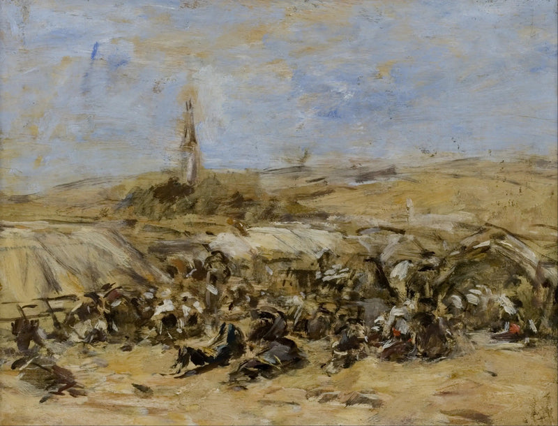 Tilgivelsen av Sainte Anne La Palud - Eugène Boudin