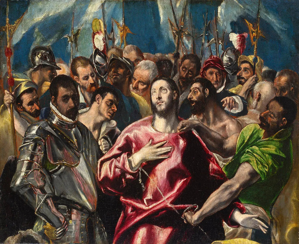 Le Partage de la tunique du Christ - El Greco image 1 copie de tableau peinte à la main
