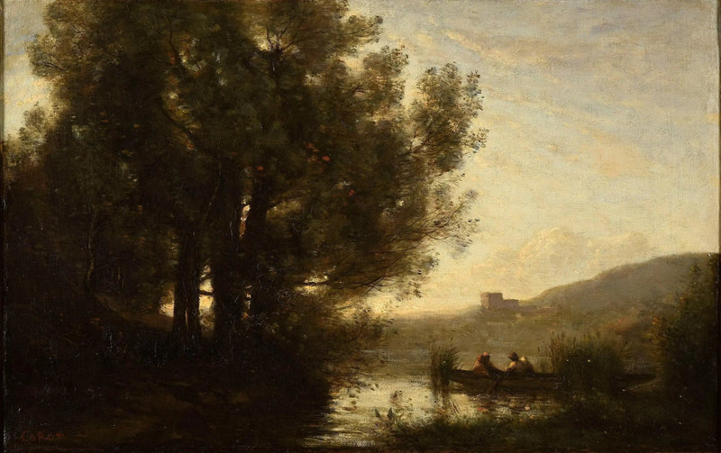 Elveovergangen - Jean-Baptiste Camille Corot