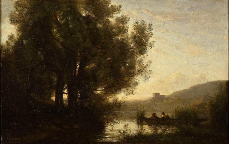 Elveovergangen - Jean-Baptiste Camille Corot