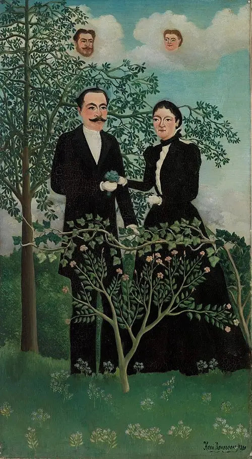 Fortiden og Nåtiden - Henri Rousseau