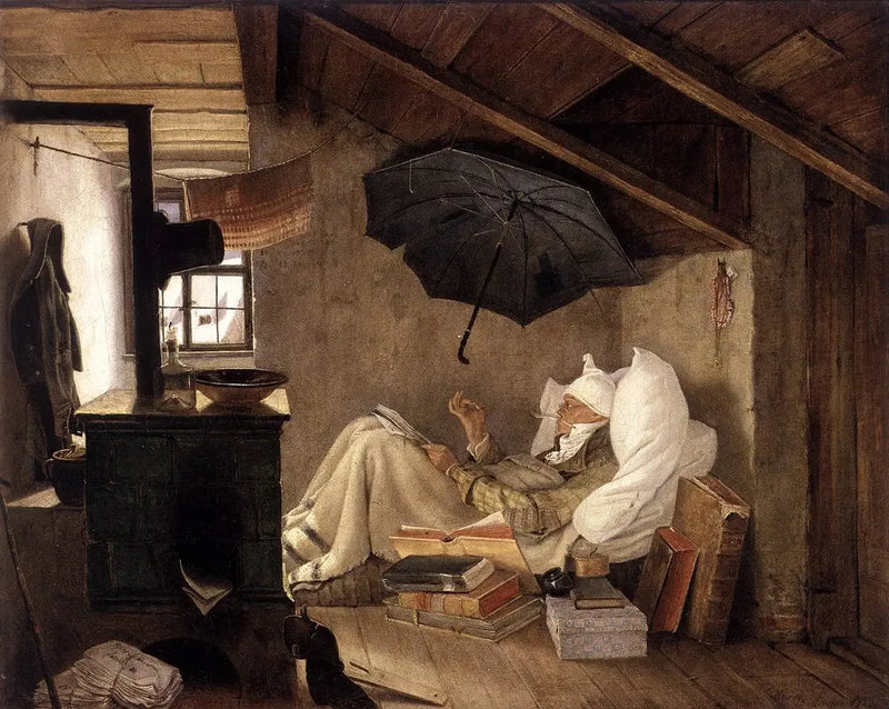 Den stakkars poeten - Carl Spitzweg