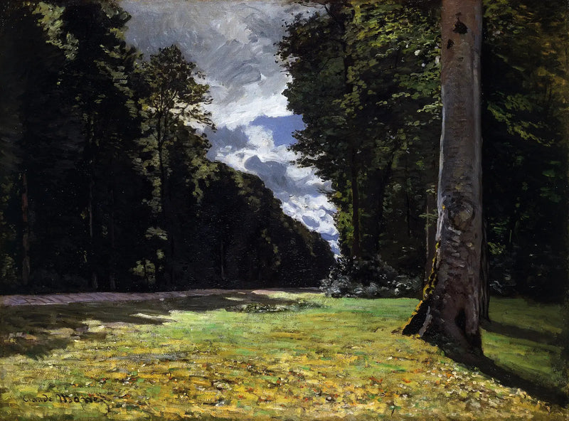 Pavé de Chailly i Fontainebleau-skogen - Claude Monet