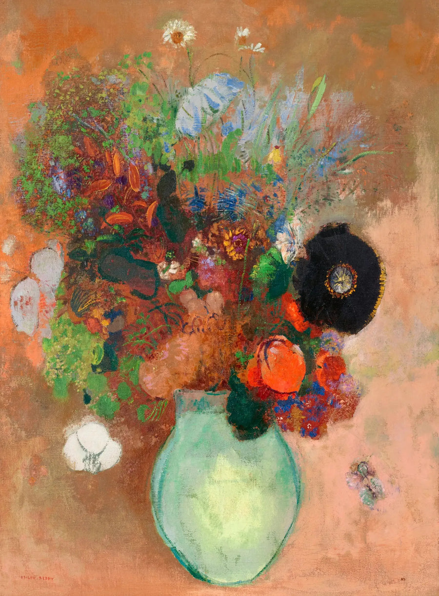 Den svarte valmuen - Odilon Redon