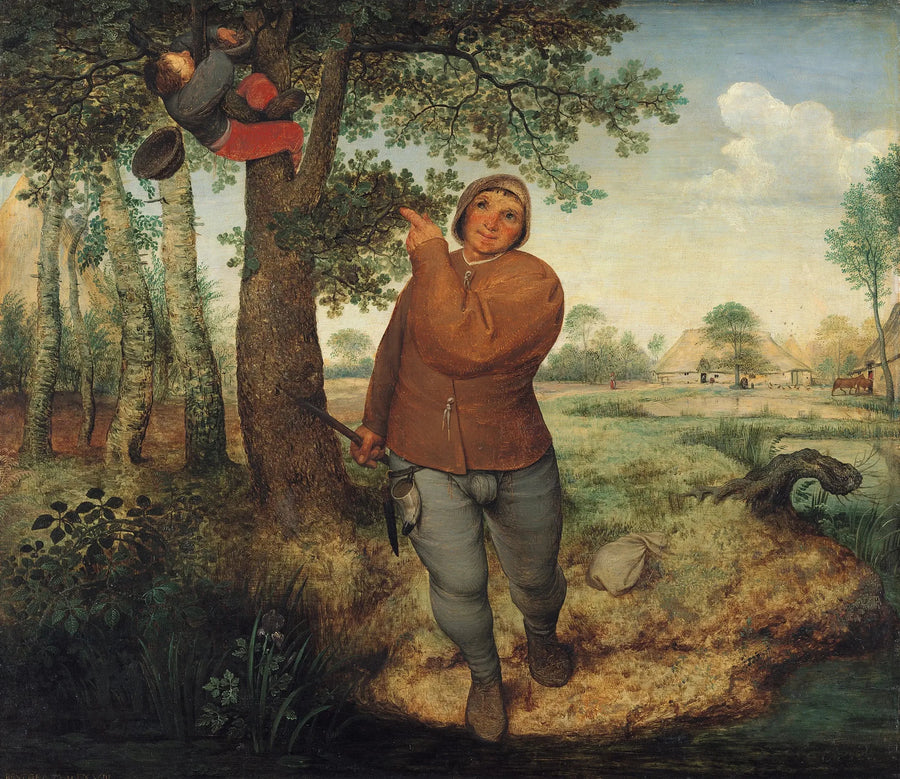 Bonden og tyven av reir - Pieter Brueghel den eldre